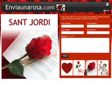 Tablet Screenshot of enviaunarosa.com